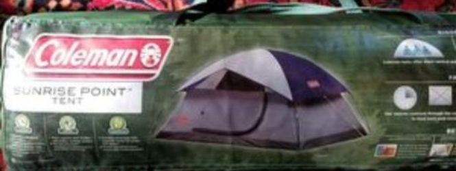 Coleman sunrise point 3 person tent