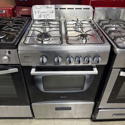 Avanti Stainless Steel 4 Burner Range Stove 24 Inches 