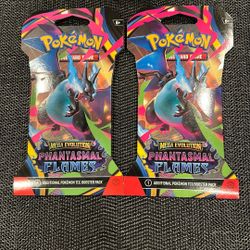 Pokemon TCG: Mega Evolution - Phantasmal Flames Sleeved Booster Packs (2)