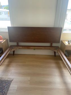 Bed Platform - Mid Century Modern Style