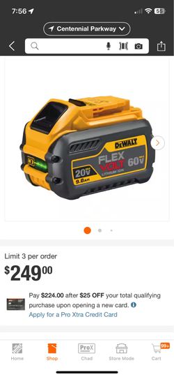 Dewalt Flexvolt 20/60v 9ah Battery Brand New