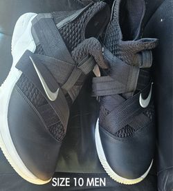 Nike “LeBron James” Black Basketball High Top Velcro Strap
