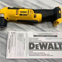 Brand New Dewalt 20v 3/8 Right Angle Drill Tool Only