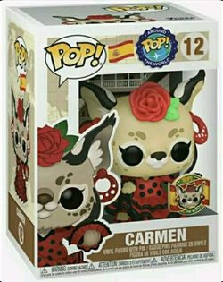 Carmen ~ Pop Around The World with Pin #12 Spain ~ Funko Shop Exclusive *In Hand