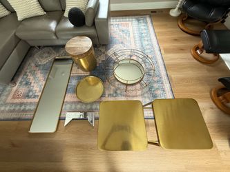 Help Me Un-Bronze! Metallic Gold Brass Decor Set