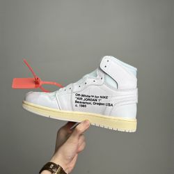 Jordan 1 High Off White White 9 