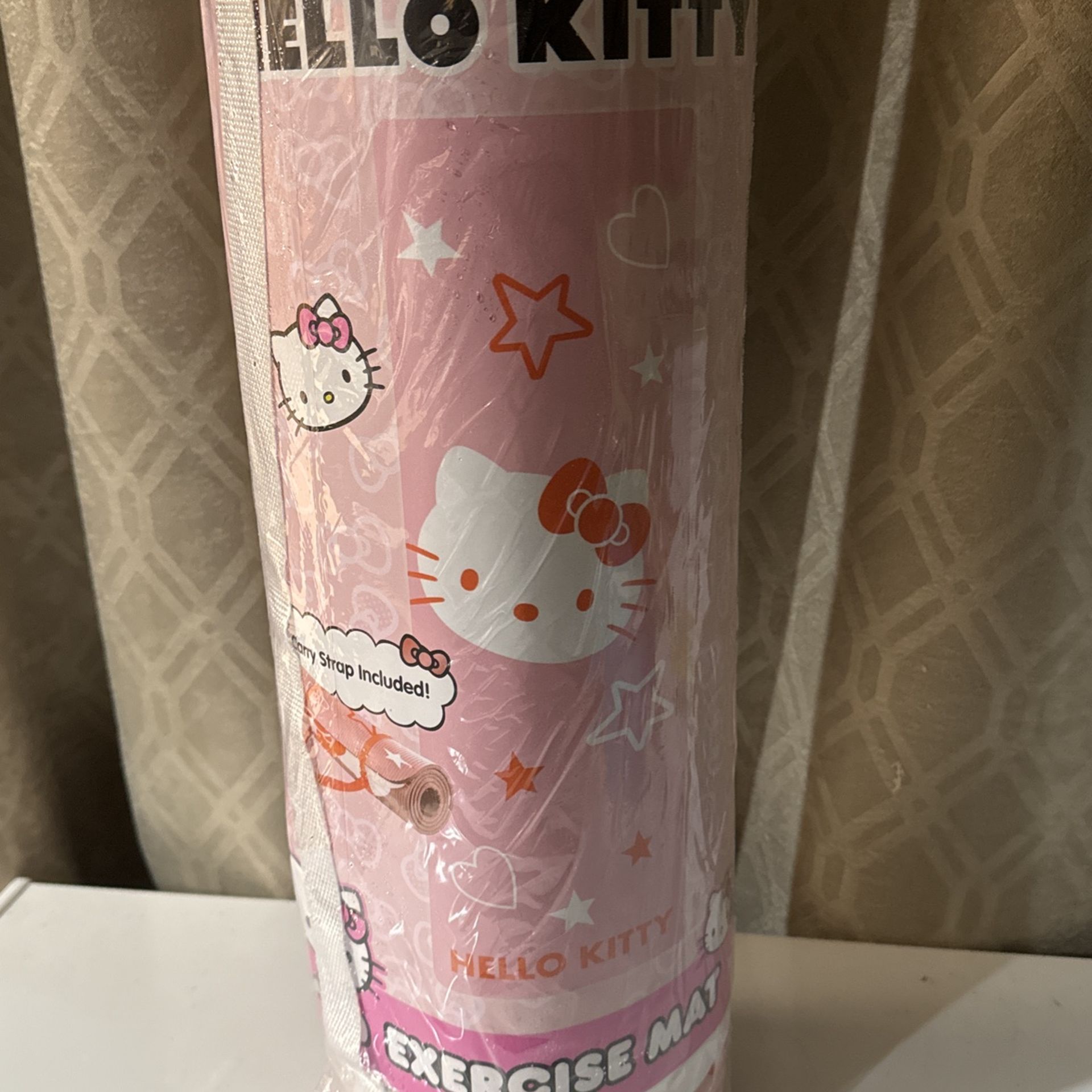 pink hello kitty yoga mat