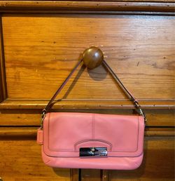 Pink Coach shoulder purse