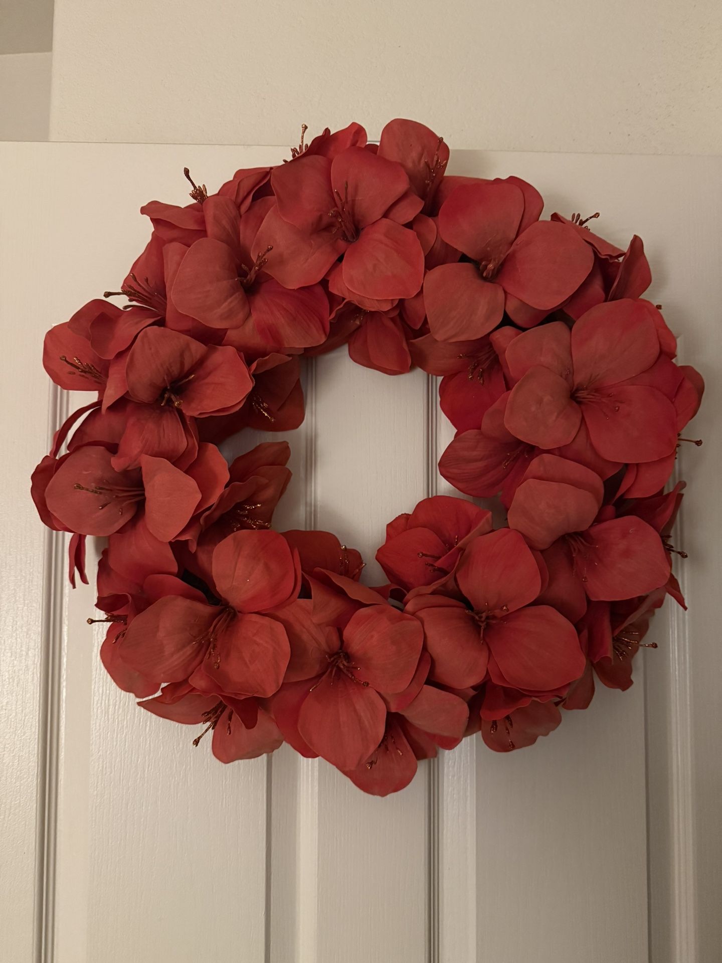 Red Hibiscus Wreath
