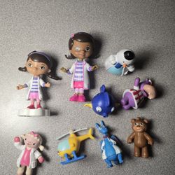 Disney Doc McStuffins Toys Lot Of 9 Minifigures 