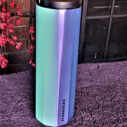 NEW - RARE Starbucks Vacuum Insulated MULTI COLOREDS tainless Steel Tumbler 16 Oz