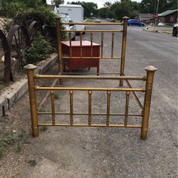 Antique Double Brass Bed