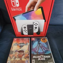 Nintendo Switch OLED Game Bundle (New)