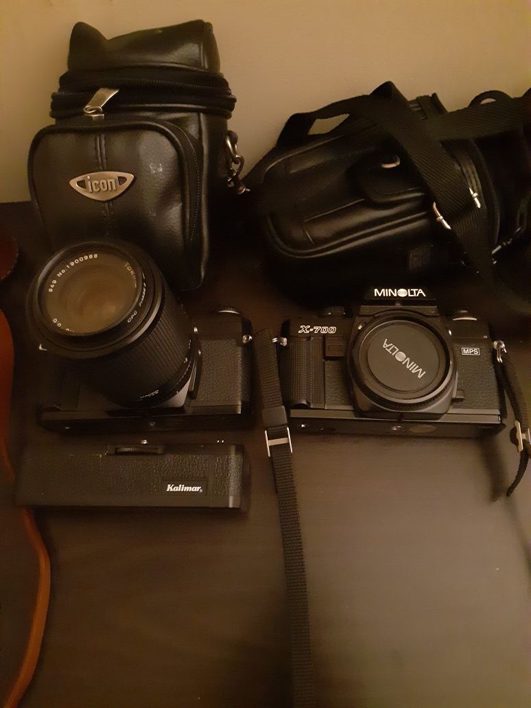 Minolota X-74 and X-700 Camera