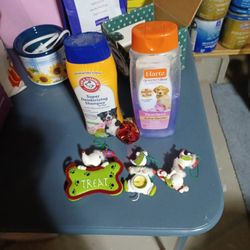 Dog Shampoo And Ornaments, 