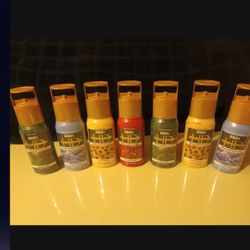4D Folk Art Visual Texture Acrylic Paint. 2 oz.  $4 each.  Sealed.