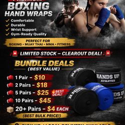 Huge sale on hand wraps