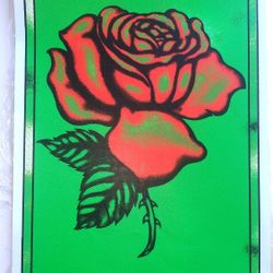 La Rosa Large Loteria Style Heat Transfer 