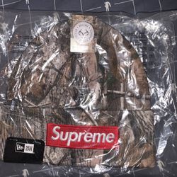 Supreme New Era Box Logo Beanie Realtree AP Camo (FW25)