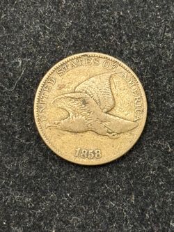 1858 Flying Eagle Cent -- VERY NICE COIN IN DECENT GRADE! — SHIPPING AVAILABLE!