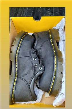 Dr. Martens Black Lace-Up Oxford Shoes