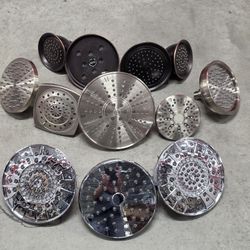 Mixed Lot Of (12) Wall Shower heads, Like New