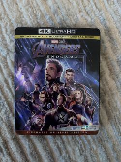 Avengers Endgame 4k UHD Blu-Ray