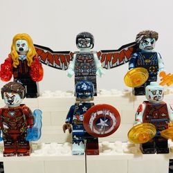 What If? Avengers Minifigures Marvel Zombies | New Custom LEGO Compatible Toys