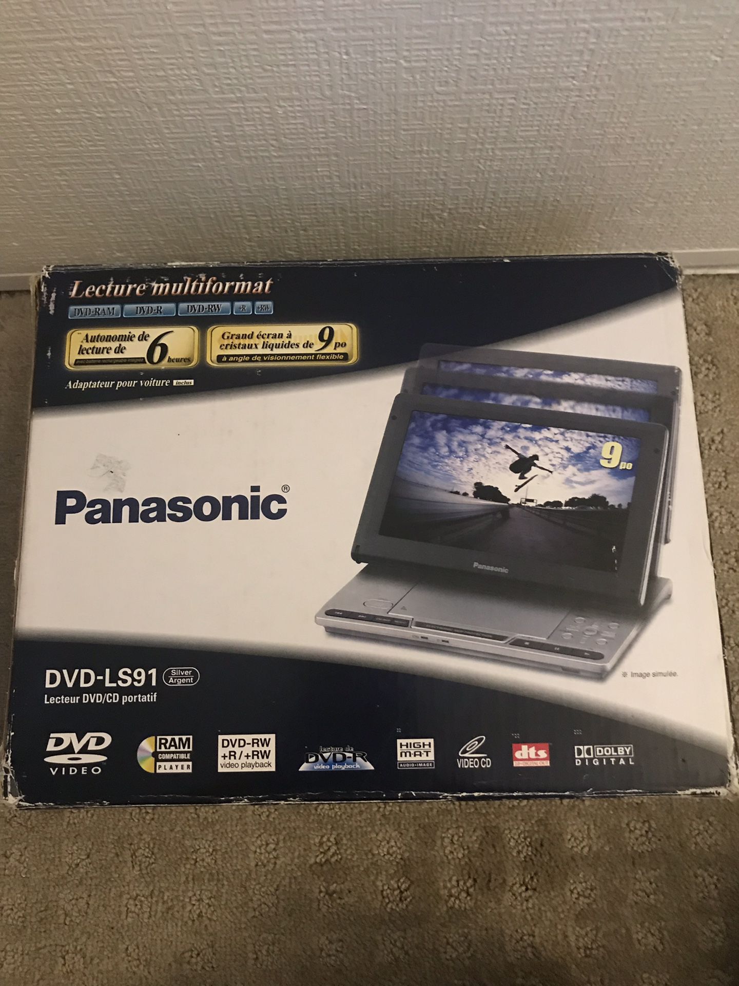 Panasonic dvd-ls91