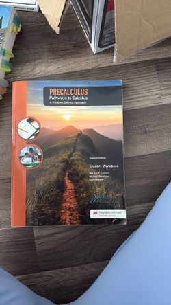 Precalculus Pathways to Calculus 7th Edition Student Workbook