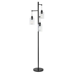 SALESUMO 65 IN. 3-LIGHT BLACK INDUSTRIAL FLOO