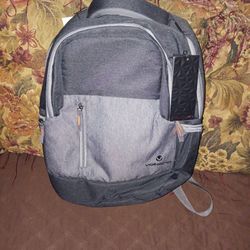 NEW Volcano Gray/Black Laptop Backpack $50