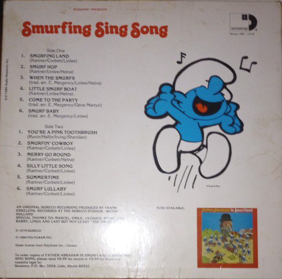 Smurfing Sing Song