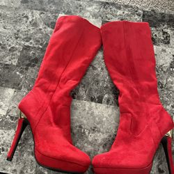 Red Heel Boots