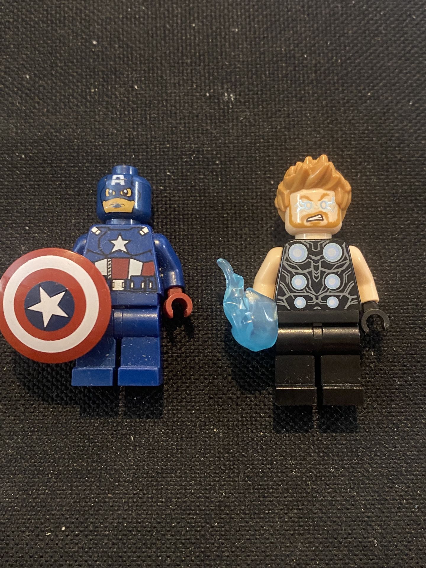 LEGO Captain America Thor mini Figures 