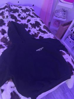 Black Essentials Hoodie