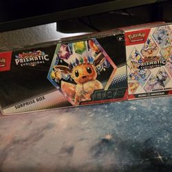 Prismatic Evolutions Suprise Box 2 Pack *READ DESCRIPTION*