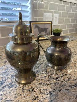 Bass Vase and Pitcher 