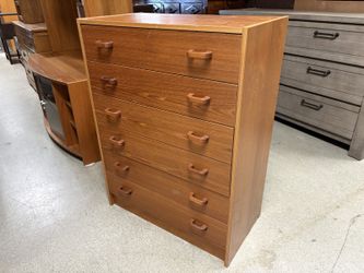 MCM Style 6-Drawer Tallboy Dresser