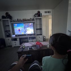 Entertainment Center With Electric Fireplace