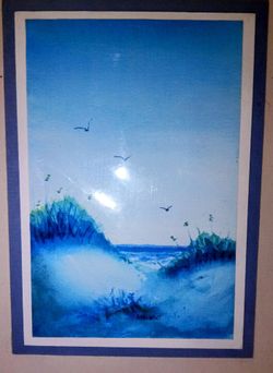 Ann West water color original autographed