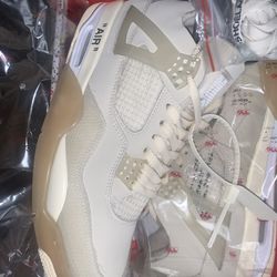Off White Jordan 4s Size 10 