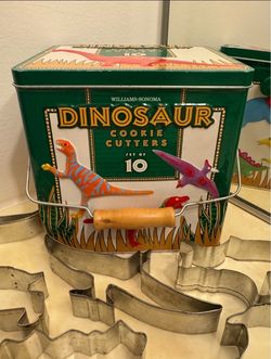 Williams Sonoma Dinosaur Cookie Cutters Set of 10