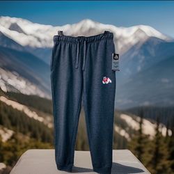 Fresno State Bulldogs Sweatpants Men’s Size Medium, New, Gray Bulldog Joggers M