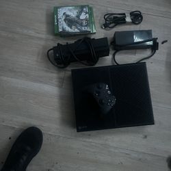 Xbox One with Sensor Bar and Games