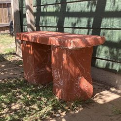 Concrete Garden Bench