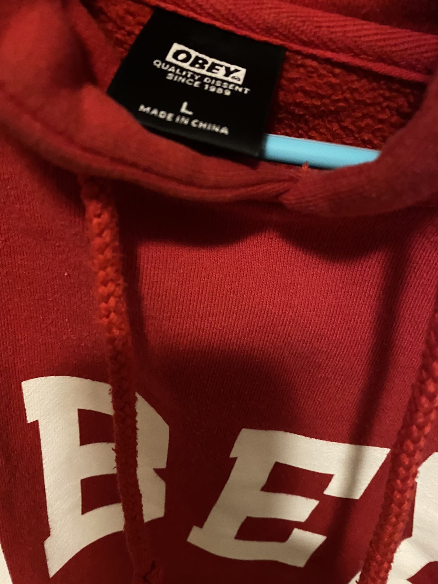 Man hoodie Size L