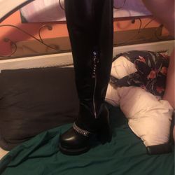 Dolls Kill Lamoda Thigh High Boots Platform Heel