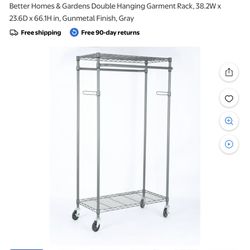 Double Hanging Garment Rack