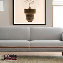 Gray Small Sofa 